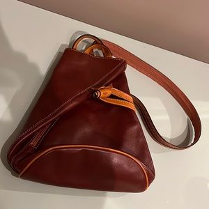 Genuine Italian leather satchel/backpack